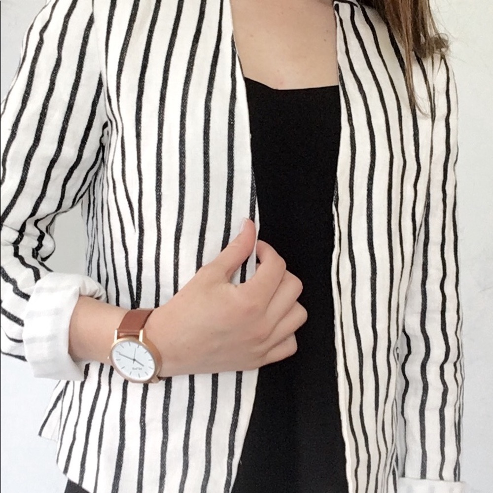 LOFT striped blazer - chic, modern, classic